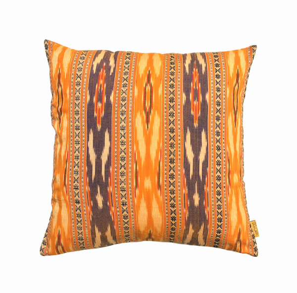 Amber Ikat Cushion